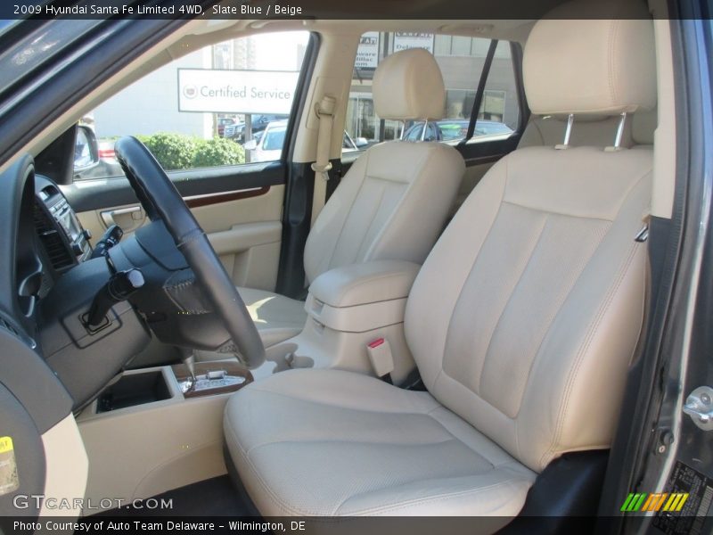 Slate Blue / Beige 2009 Hyundai Santa Fe Limited 4WD