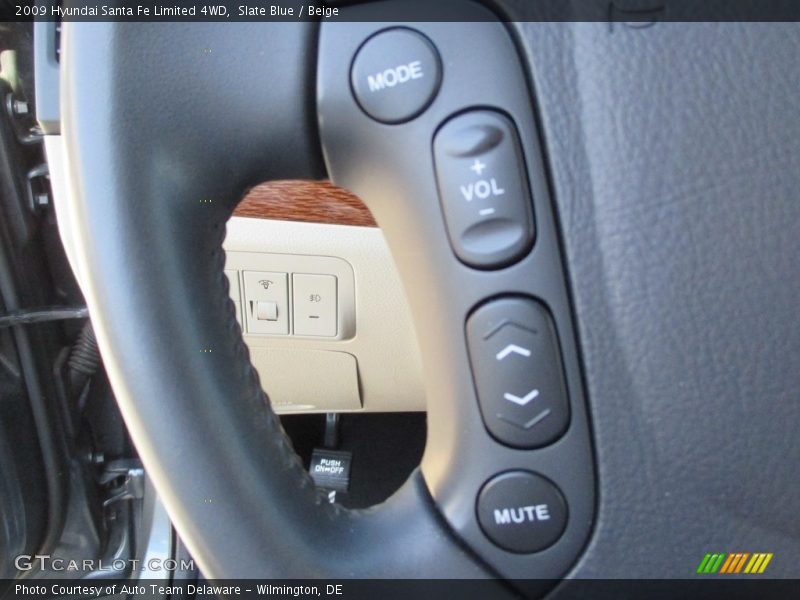 Slate Blue / Beige 2009 Hyundai Santa Fe Limited 4WD