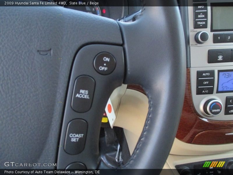 Slate Blue / Beige 2009 Hyundai Santa Fe Limited 4WD