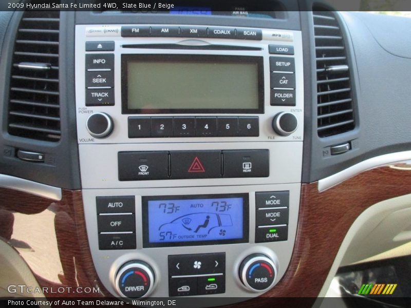 Slate Blue / Beige 2009 Hyundai Santa Fe Limited 4WD