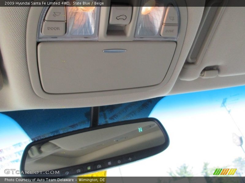 Slate Blue / Beige 2009 Hyundai Santa Fe Limited 4WD