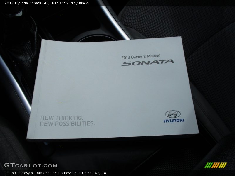 Radiant Silver / Black 2013 Hyundai Sonata GLS