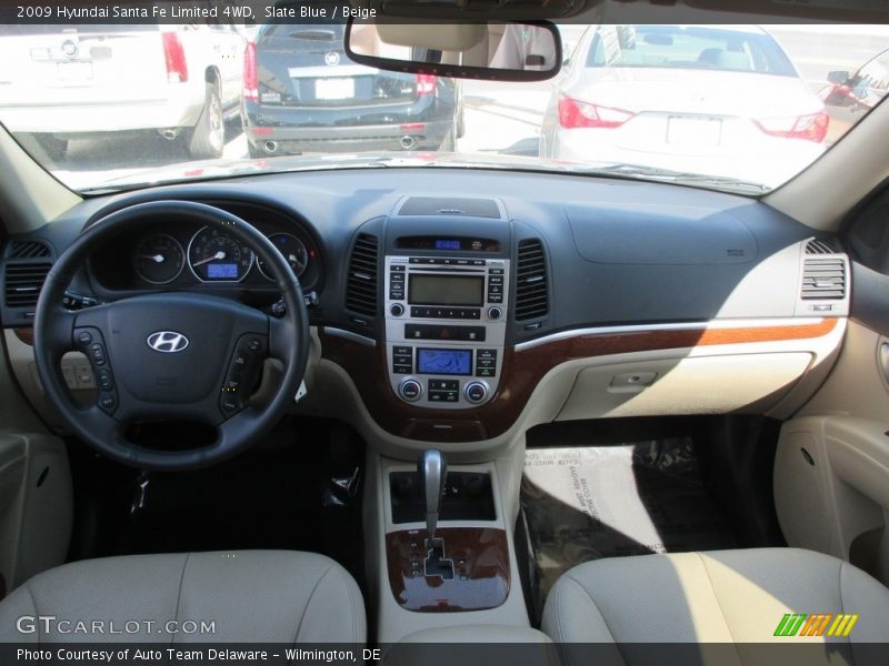 Slate Blue / Beige 2009 Hyundai Santa Fe Limited 4WD
