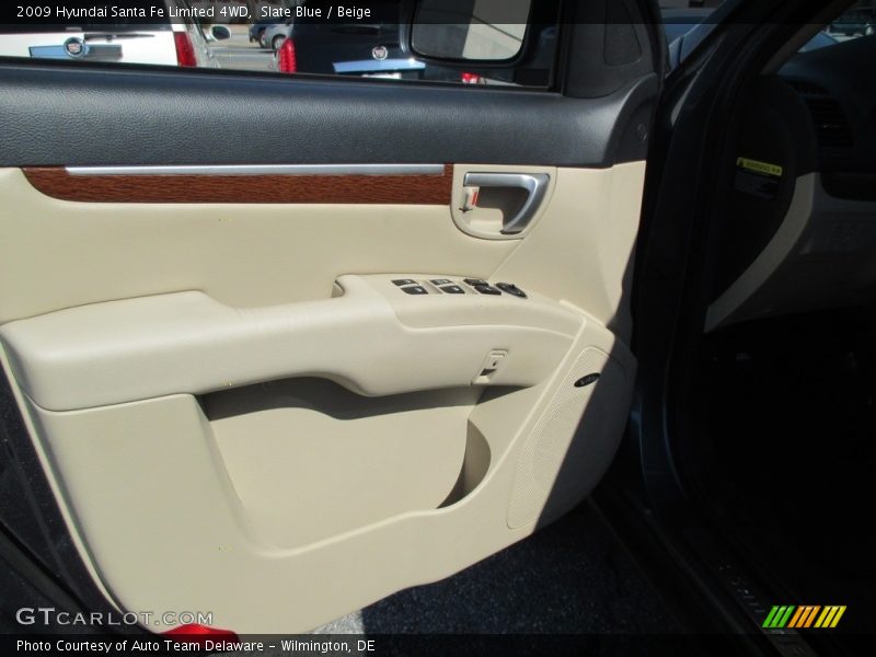 Slate Blue / Beige 2009 Hyundai Santa Fe Limited 4WD