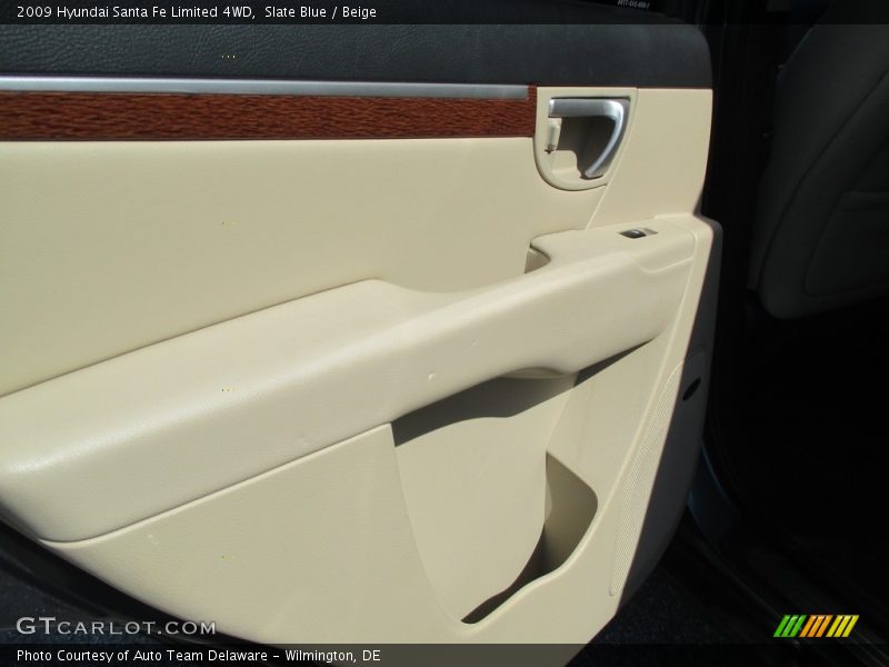 Slate Blue / Beige 2009 Hyundai Santa Fe Limited 4WD