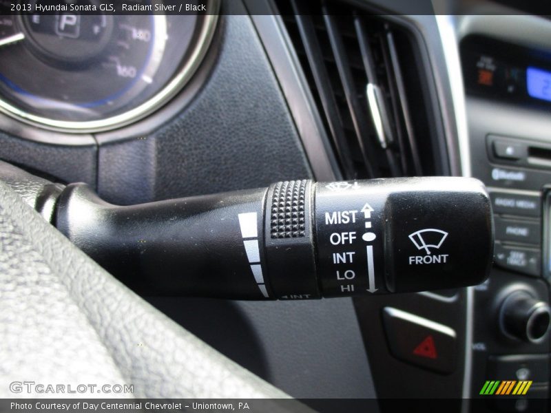 Radiant Silver / Black 2013 Hyundai Sonata GLS