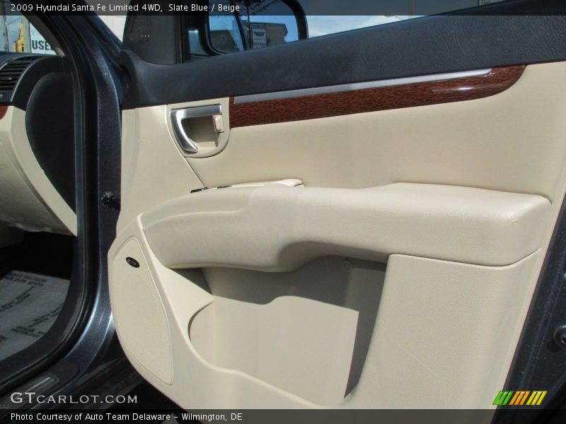 Slate Blue / Beige 2009 Hyundai Santa Fe Limited 4WD