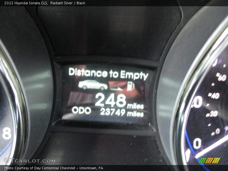 Radiant Silver / Black 2013 Hyundai Sonata GLS