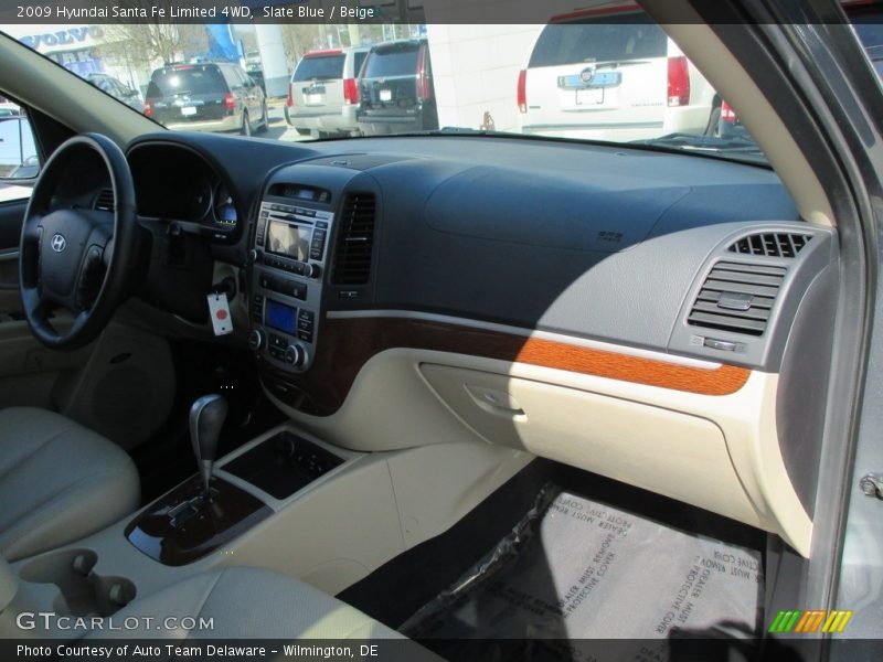 Slate Blue / Beige 2009 Hyundai Santa Fe Limited 4WD