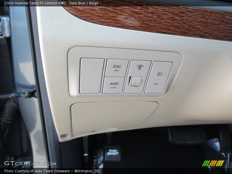 Slate Blue / Beige 2009 Hyundai Santa Fe Limited 4WD