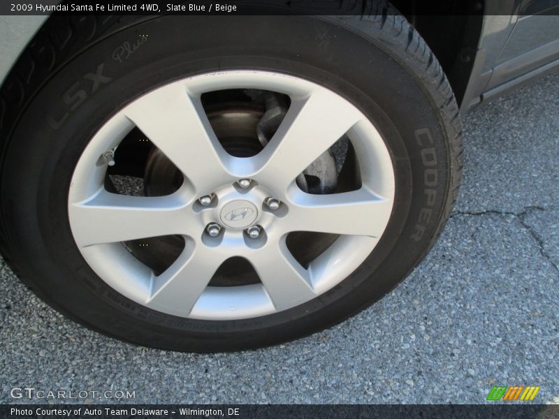 Slate Blue / Beige 2009 Hyundai Santa Fe Limited 4WD