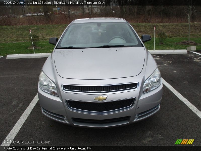 Silverstone Metallic / Titanium Gray 2008 Chevrolet Malibu LS Sedan
