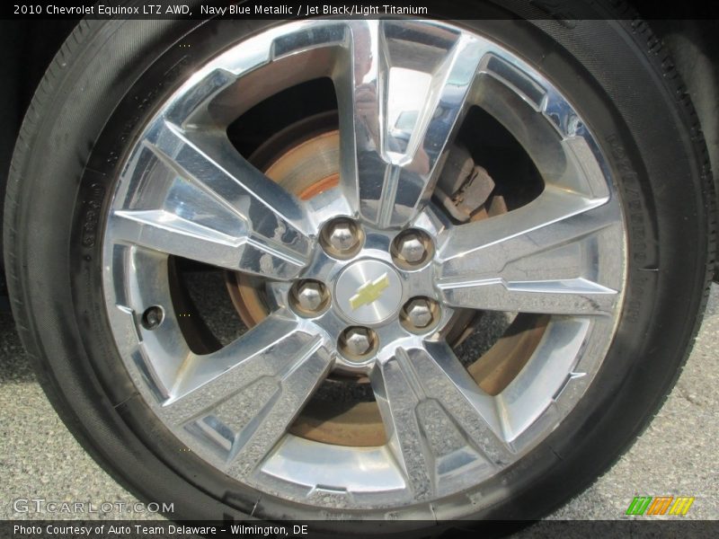 Navy Blue Metallic / Jet Black/Light Titanium 2010 Chevrolet Equinox LTZ AWD