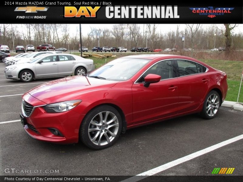 Soul Red Mica / Black 2014 Mazda MAZDA6 Grand Touring