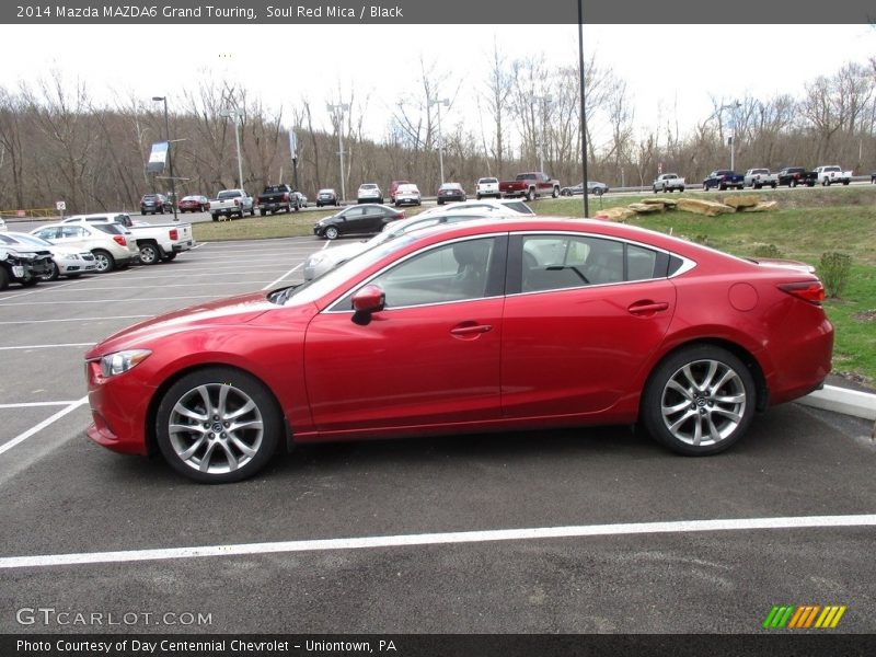 Soul Red Mica / Black 2014 Mazda MAZDA6 Grand Touring
