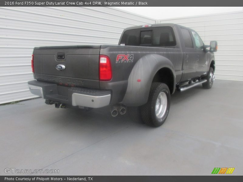 Magnetic Metallic / Black 2016 Ford F350 Super Duty Lariat Crew Cab 4x4 DRW