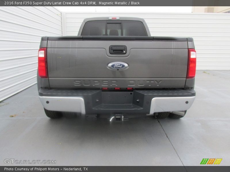 Magnetic Metallic / Black 2016 Ford F350 Super Duty Lariat Crew Cab 4x4 DRW