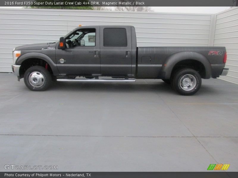 Magnetic Metallic / Black 2016 Ford F350 Super Duty Lariat Crew Cab 4x4 DRW