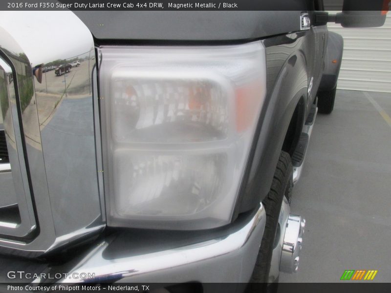 Magnetic Metallic / Black 2016 Ford F350 Super Duty Lariat Crew Cab 4x4 DRW