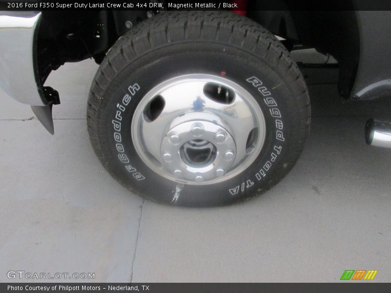 Magnetic Metallic / Black 2016 Ford F350 Super Duty Lariat Crew Cab 4x4 DRW