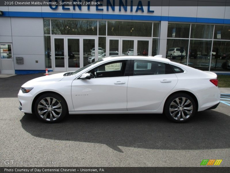Summit White / Jet Black 2016 Chevrolet Malibu Premier