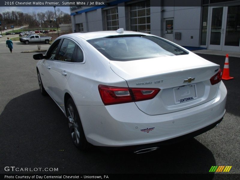 Summit White / Jet Black 2016 Chevrolet Malibu Premier