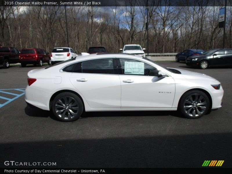 Summit White / Jet Black 2016 Chevrolet Malibu Premier