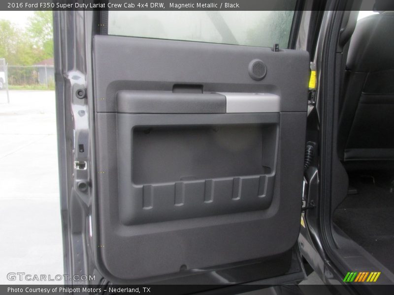 Magnetic Metallic / Black 2016 Ford F350 Super Duty Lariat Crew Cab 4x4 DRW