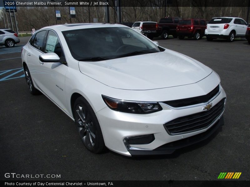 Summit White / Jet Black 2016 Chevrolet Malibu Premier