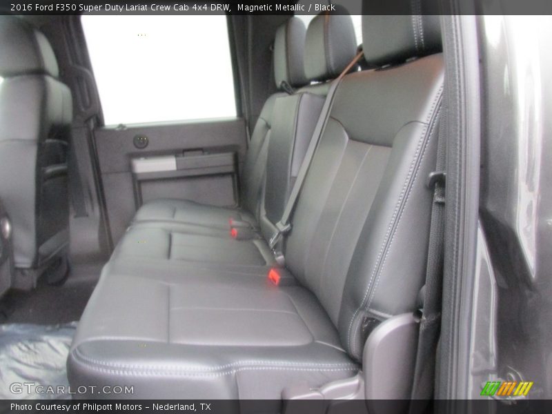 Magnetic Metallic / Black 2016 Ford F350 Super Duty Lariat Crew Cab 4x4 DRW