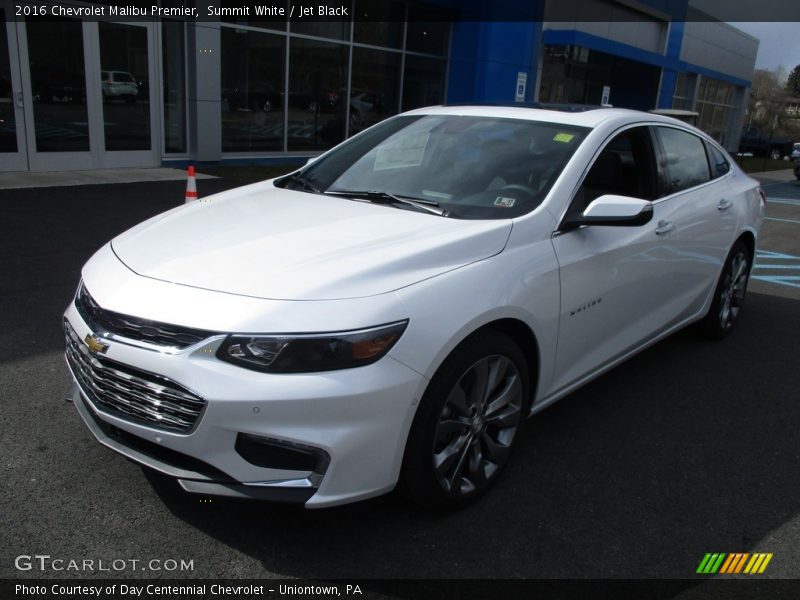 Summit White / Jet Black 2016 Chevrolet Malibu Premier