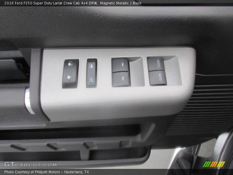 Magnetic Metallic / Black 2016 Ford F350 Super Duty Lariat Crew Cab 4x4 DRW