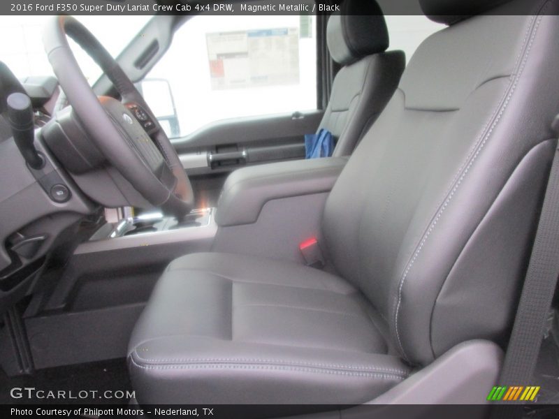 Magnetic Metallic / Black 2016 Ford F350 Super Duty Lariat Crew Cab 4x4 DRW