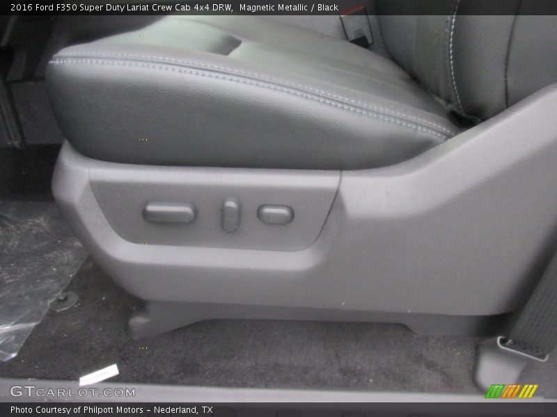 Magnetic Metallic / Black 2016 Ford F350 Super Duty Lariat Crew Cab 4x4 DRW