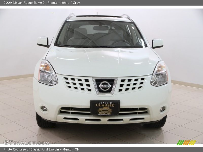 Phantom White / Gray 2009 Nissan Rogue SL AWD