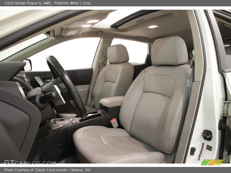 Phantom White / Gray 2009 Nissan Rogue SL AWD