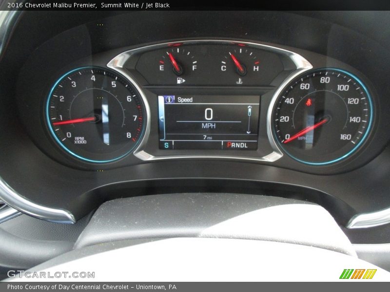 Summit White / Jet Black 2016 Chevrolet Malibu Premier