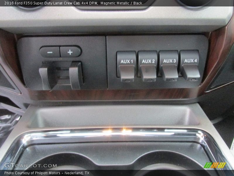 Magnetic Metallic / Black 2016 Ford F350 Super Duty Lariat Crew Cab 4x4 DRW