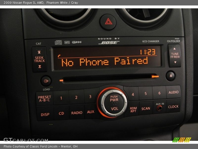 Phantom White / Gray 2009 Nissan Rogue SL AWD