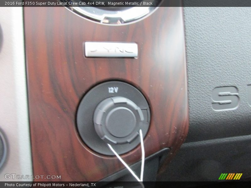 Magnetic Metallic / Black 2016 Ford F350 Super Duty Lariat Crew Cab 4x4 DRW