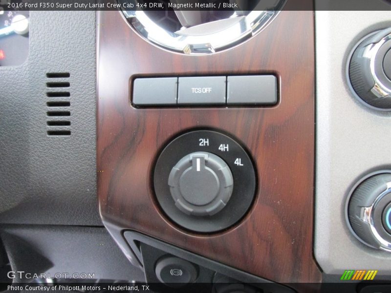 Magnetic Metallic / Black 2016 Ford F350 Super Duty Lariat Crew Cab 4x4 DRW
