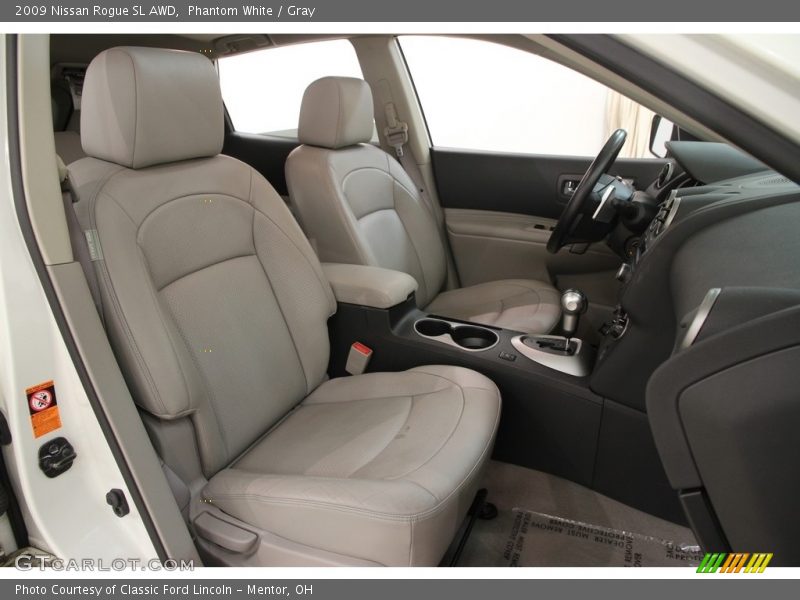 Phantom White / Gray 2009 Nissan Rogue SL AWD