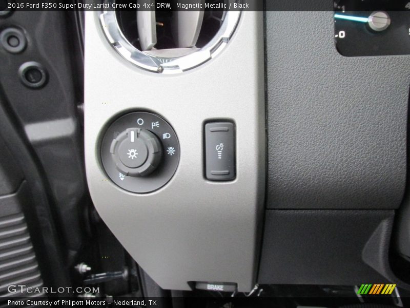 Magnetic Metallic / Black 2016 Ford F350 Super Duty Lariat Crew Cab 4x4 DRW