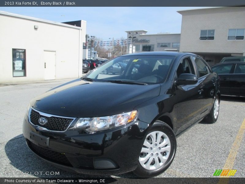 Ebony Black / Black 2013 Kia Forte EX