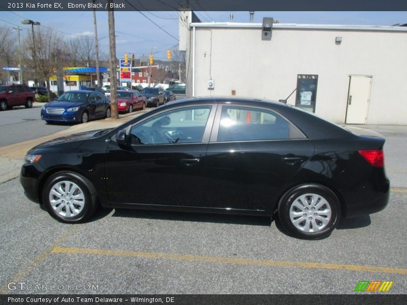 Ebony Black / Black 2013 Kia Forte EX