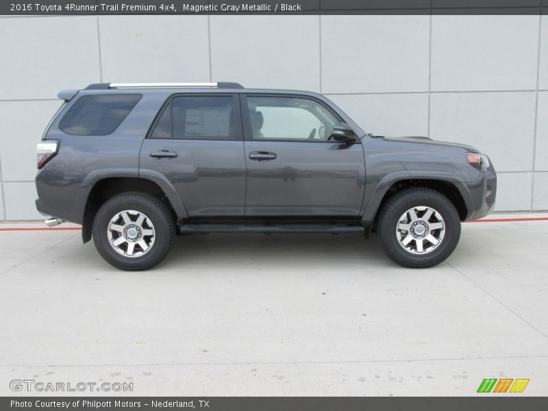 Magnetic Gray Metallic / Black 2016 Toyota 4Runner Trail Premium 4x4