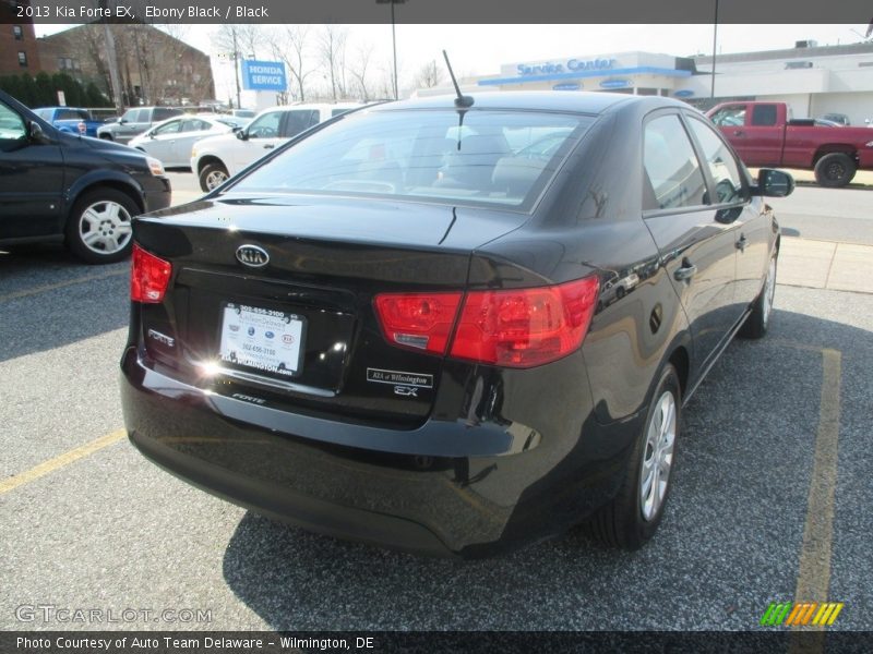 Ebony Black / Black 2013 Kia Forte EX