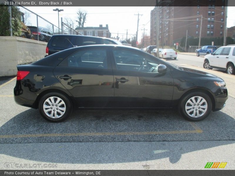 Ebony Black / Black 2013 Kia Forte EX