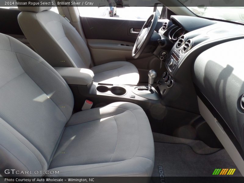 Brilliant Silver / Gray 2014 Nissan Rogue Select S