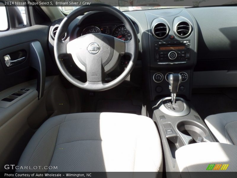 Brilliant Silver / Gray 2014 Nissan Rogue Select S